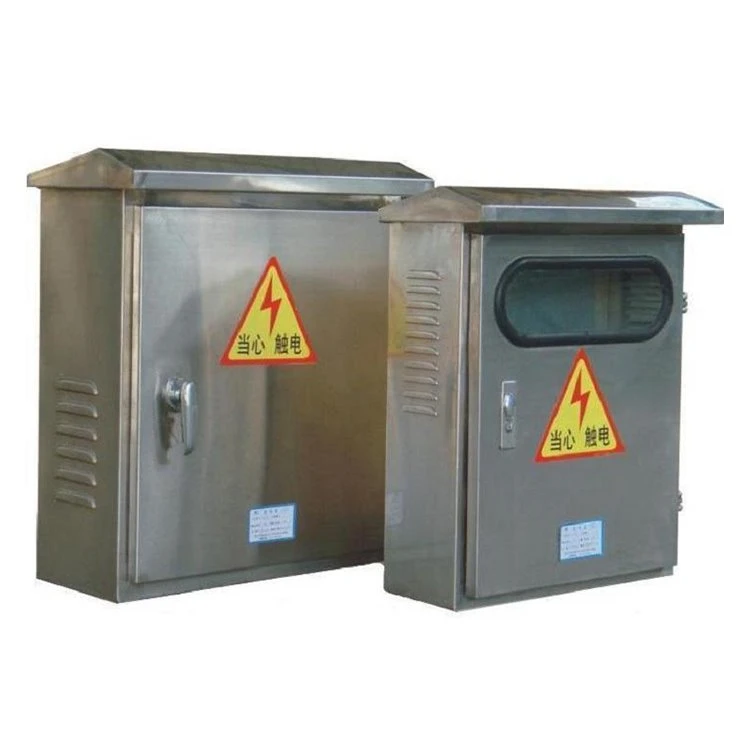 Caja de distribución de metal para montaje en pared